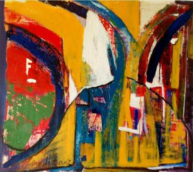 To Be Free - 2010, Cape Town - 151x200 - Acrylic on Canvas, Mixed media